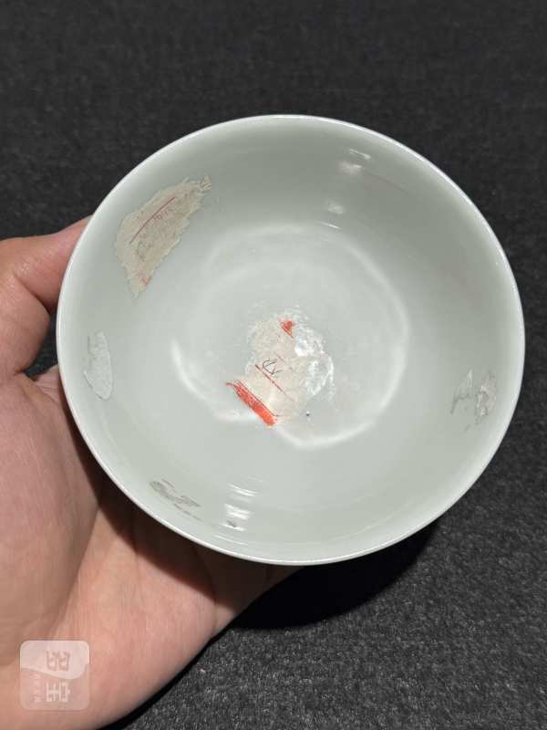 清光绪 青花花卉纹碗一对 - 图7